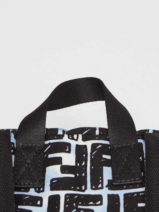 Fendi Blue/Black FF Nylon Small Joshua Backpack Bag main image 12